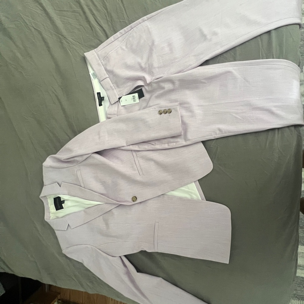 Banana Republic Lavender Long & Lean Suit Jacket - Picture 3 of 4